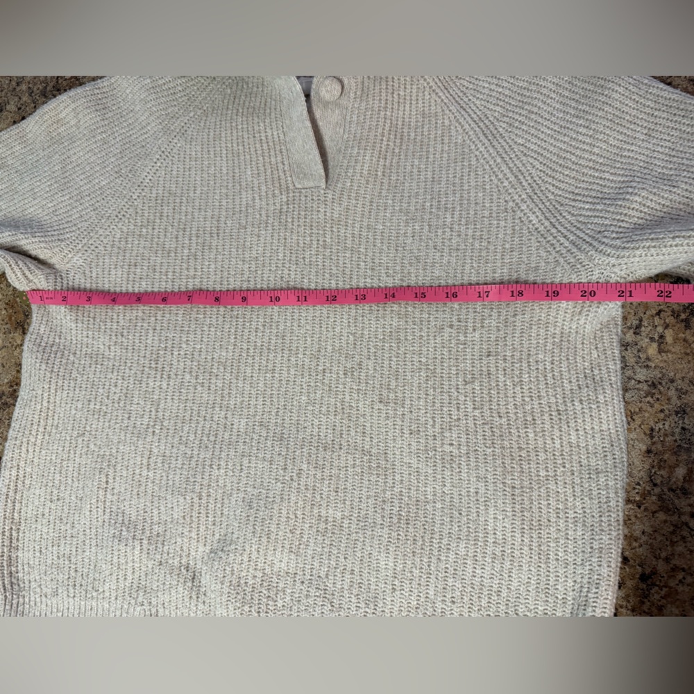 Aerie Classic Quarter Button Sweater XS - Picture 6 of 7